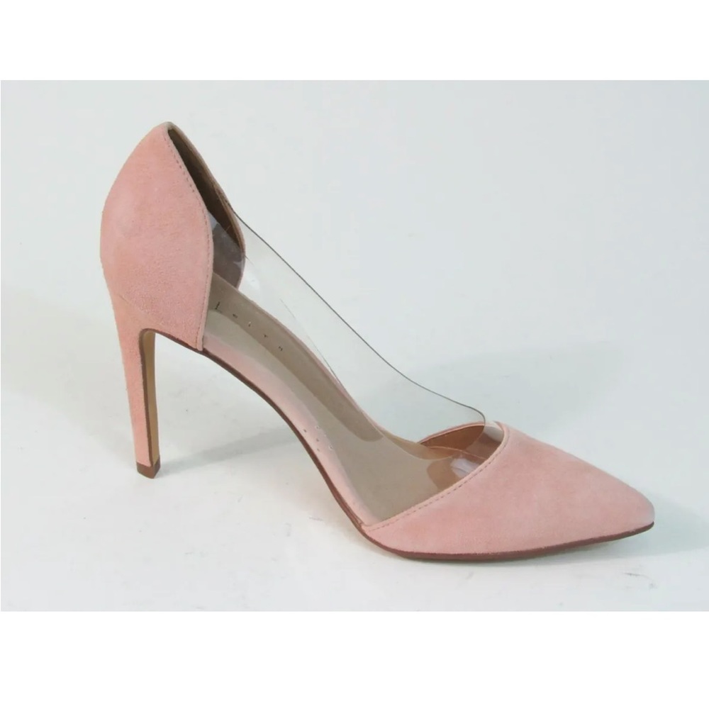 Leith Penny Clear Pointy Toe Pump - Blush  - 6.5 M